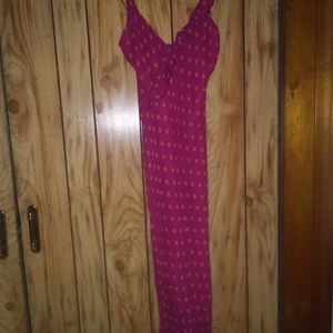 Salsa dress- pink with dots